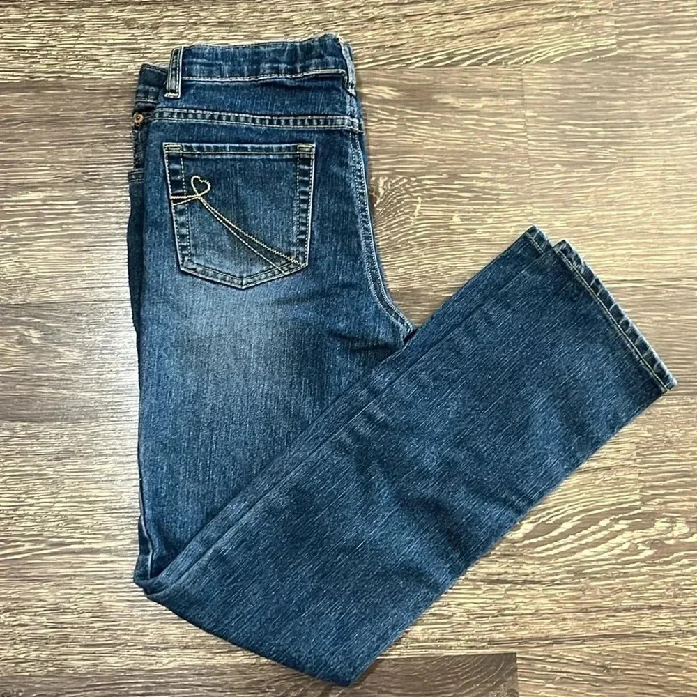 Girls size 14 skinny stretch jeans